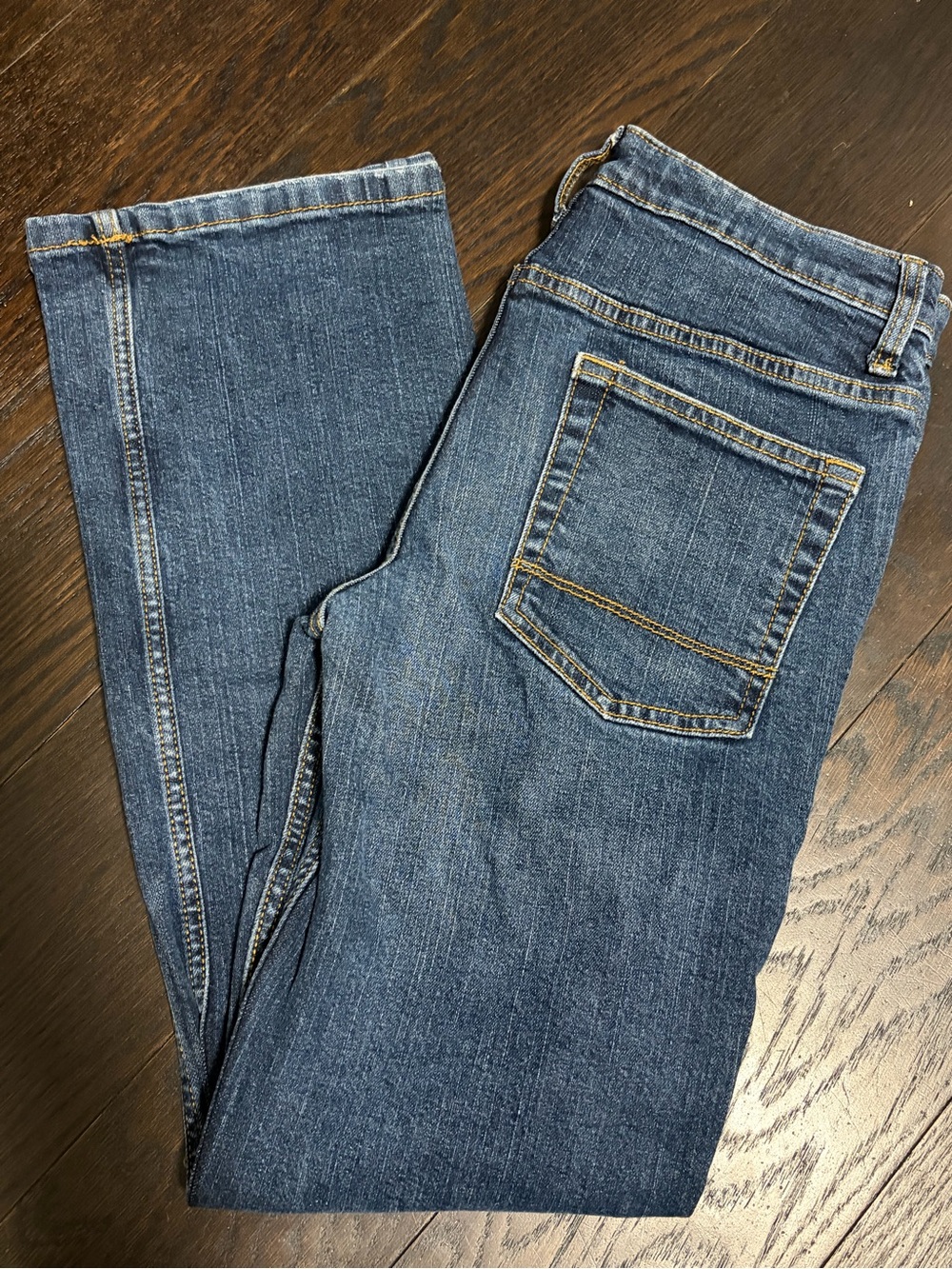 Cat & Jack Kids Dark Blue Denim Bootcut jeans (114)